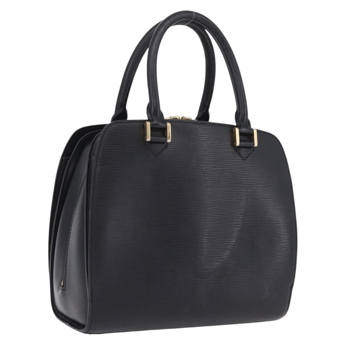 Louis Vuitton Pont Neuf Epi Leather, Black, Leather, Handbag