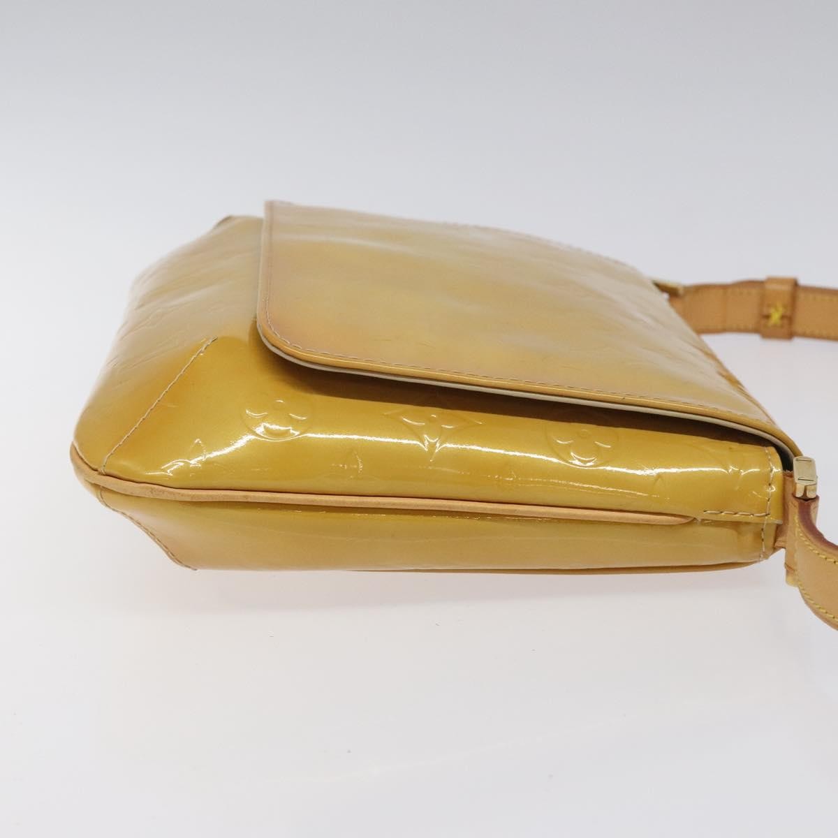 Louis Vuitton Thompson Street Monogram Vernis, Yellow, Patent Leather, Shoulder Bag