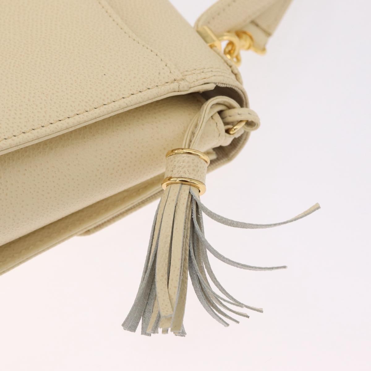Valentino Garavani Vintage Leather, Beige, Leather, Shoulder Bag