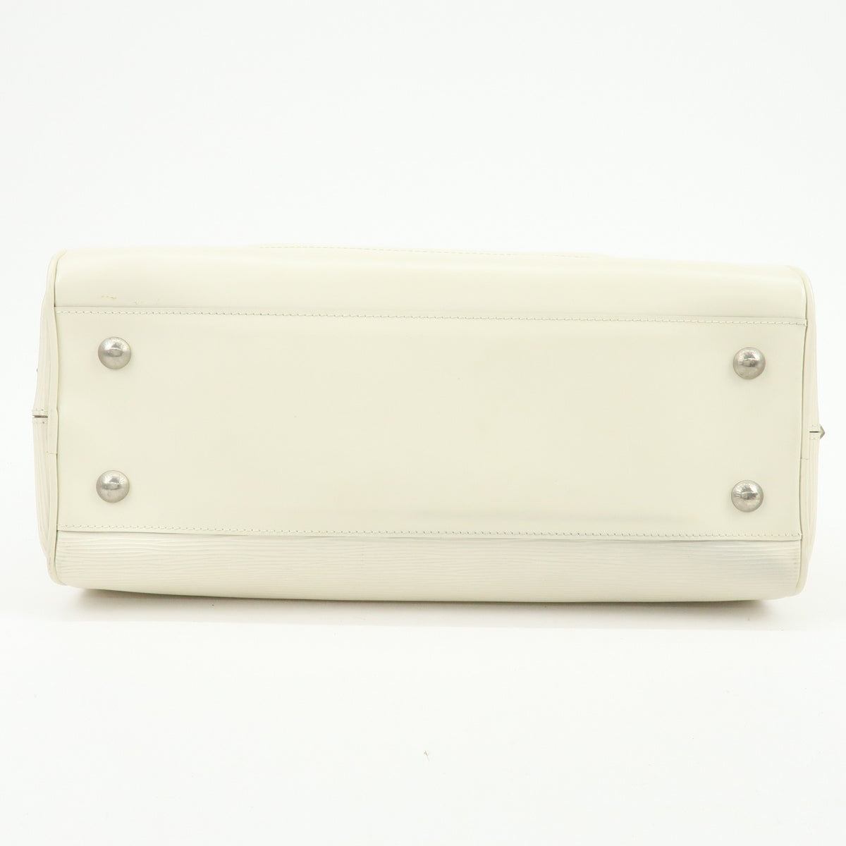 Louis Vuitton Montaigne Bowling Epi Leather, White, Leather, Handbag