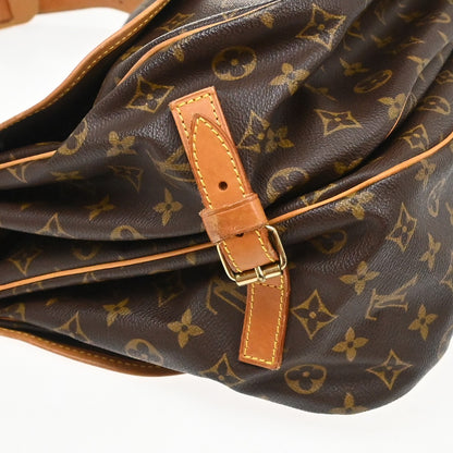 Louis Vuitton Saumur Monogram Canvas, Brown, Canvas, Shoulder Bag