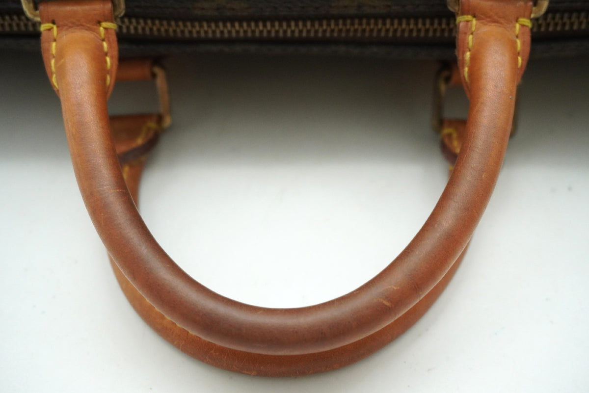 Louis Vuitton Speedy Monogram Canvas, Brown, Canvas, Handbag