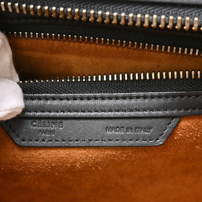 Celine Tricolor Luggage Leather, Multicolour, Leather, Tote Bag