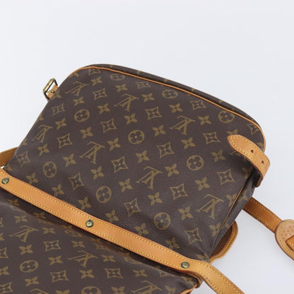 Louis Vuitton Saumur Monogram Canvas, Brown, Canvas, Shoulder Bag