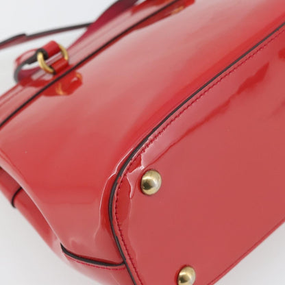 Gucci Bright Bit Convertible Tote Patent, Pink, Patent Leather, Tote Bag