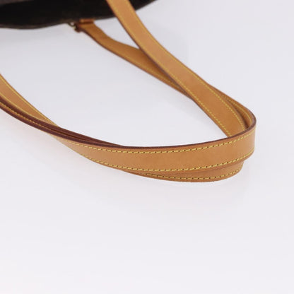 Louis Vuitton Shopping Sac Handbag Monogram, Brown, Canvas, Tote Bag