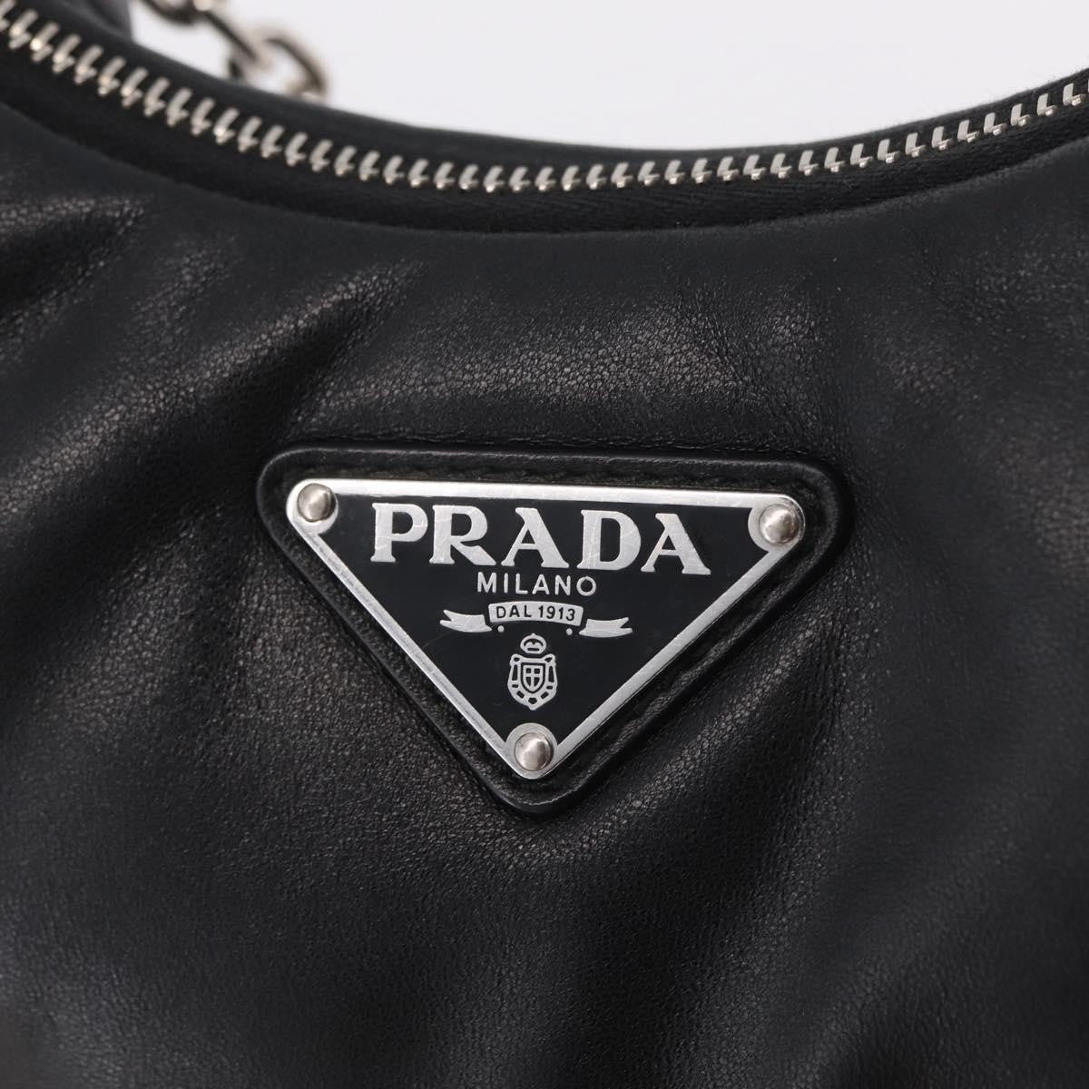 Prada Re-Edition 2005 Nappa Leather, Black, Leather, Shoulder Bag