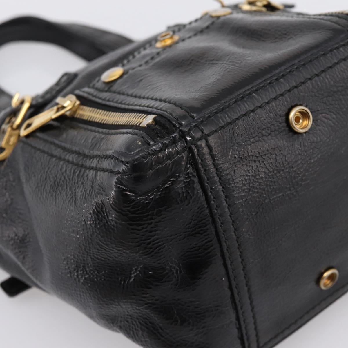 Saint Laurent Downtown Patent, Black, Patent Leather, Tote Bag