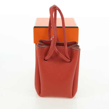 Hermes Vespa Leather, Red, Leather, Clutch