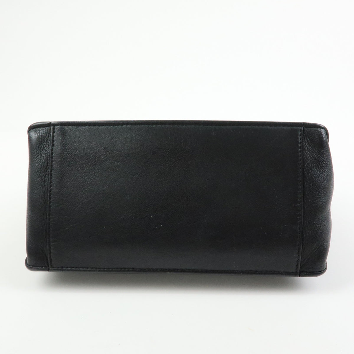 Fendi Flip Leather and Suede, Black, Leather, Tote Bag