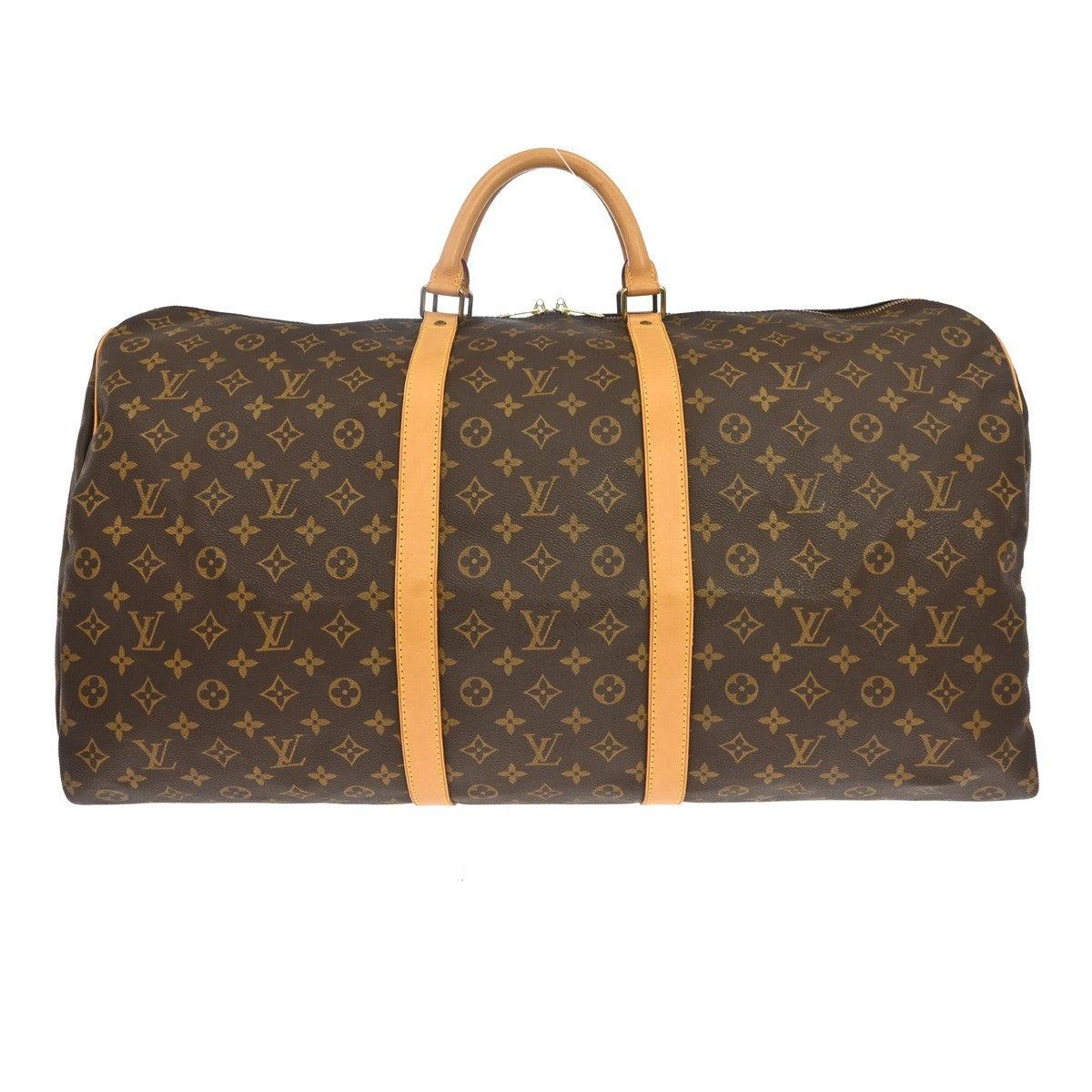 Louis Vuitton Keepall Monogram Canvas, Brown, Canvas, Travel Bag