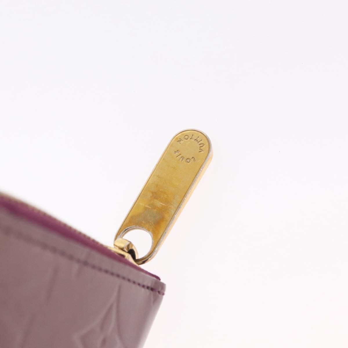 Louis Vuitton Zippy Monogram Vernis, Purple, Patent Leather, Wallet