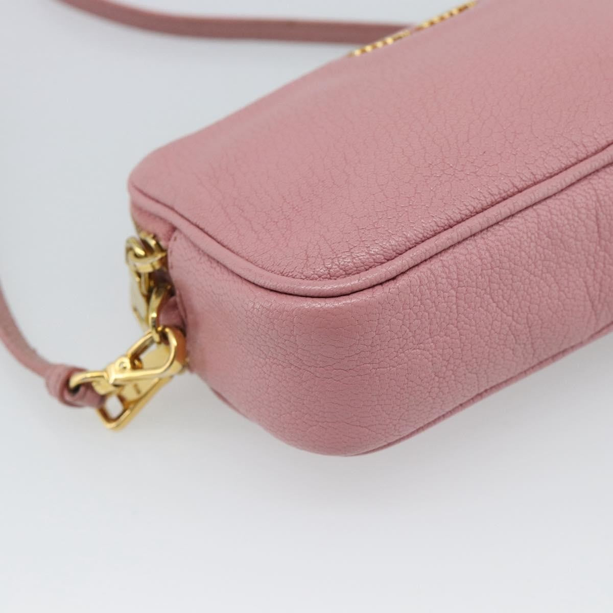 Miu Miu Vintage Leather, Pink, Leather, Handbag