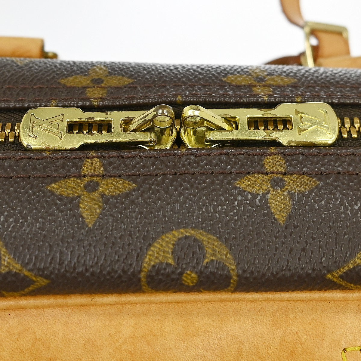 Louis Vuitton Deauville Monogram Canvas, Brown, Canvas, Handbag