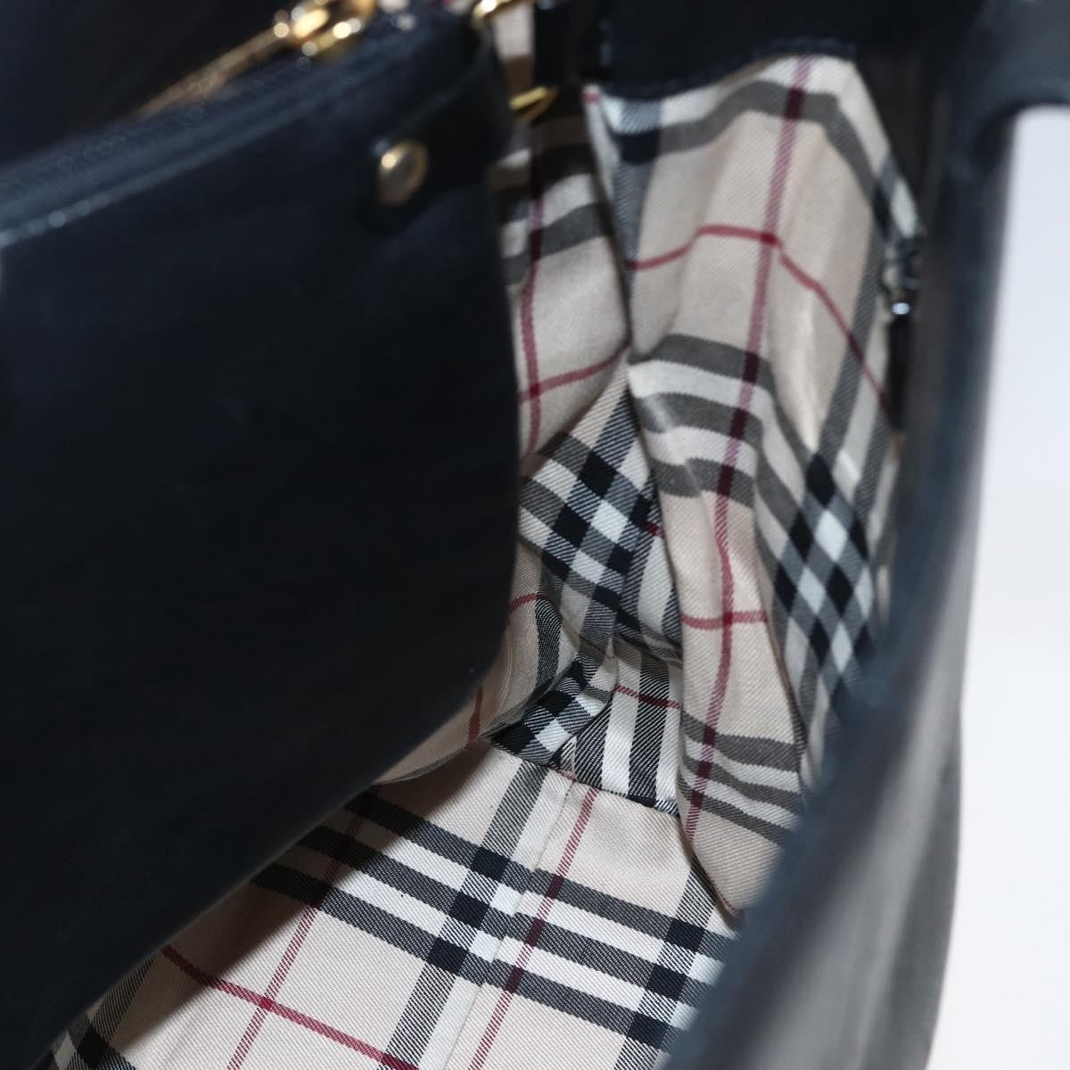 Burberry Vintage Leather, Black, Leather, Tote Bag