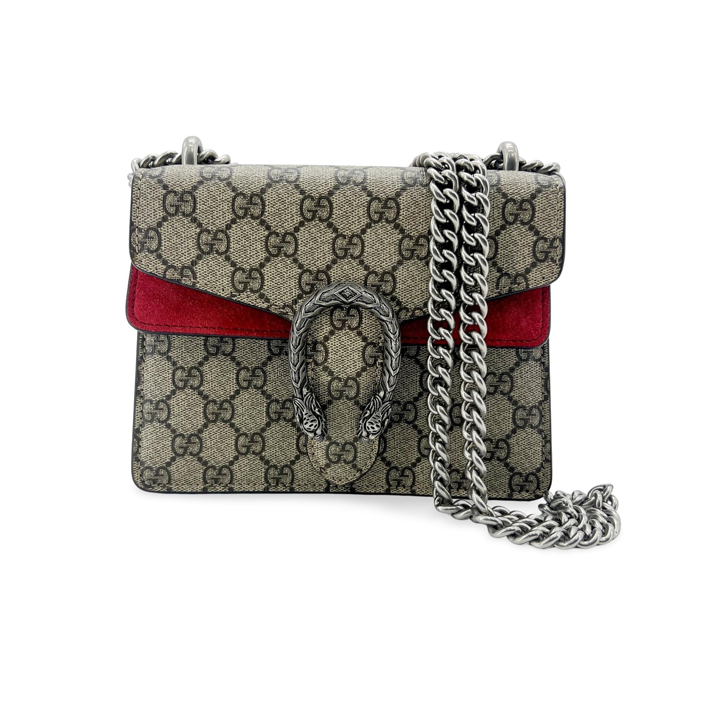 Gucci Dionysus Bag GG Coated Canvas and Leather, Beige, Canvas, Shoulder Bag