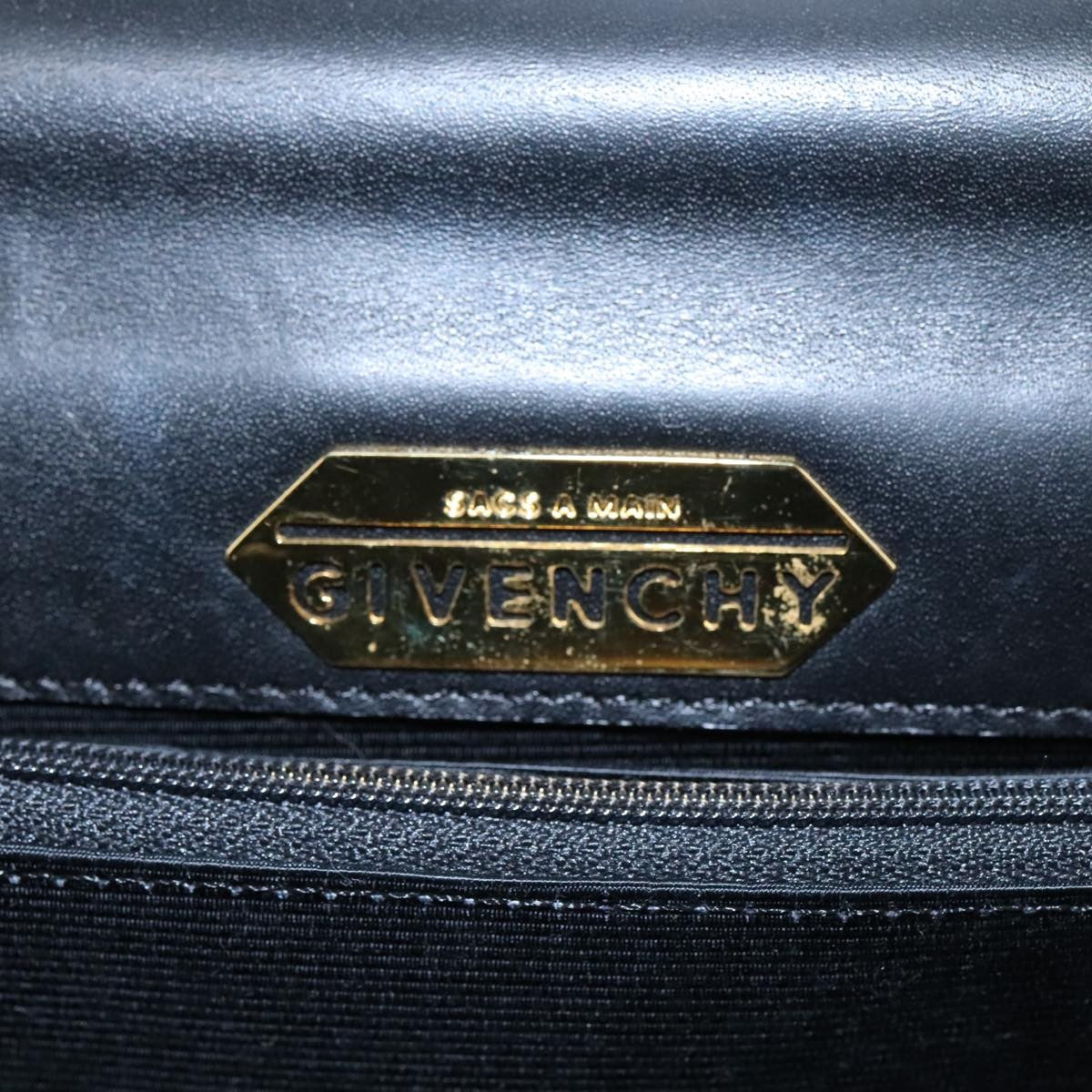 Givenchy Vintage Leather, Black, Leather, Handbag