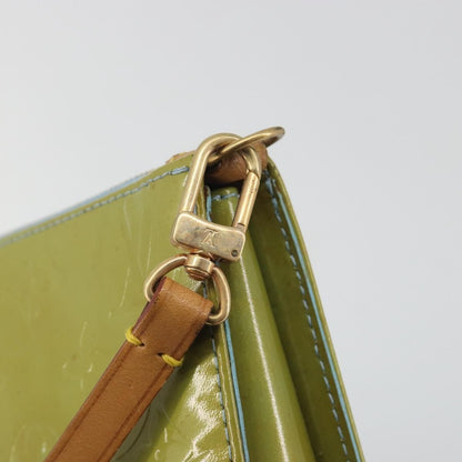 Louis Vuitton Lexington Pochette Monogram Vernis, Green, Patent Leather, Clutch