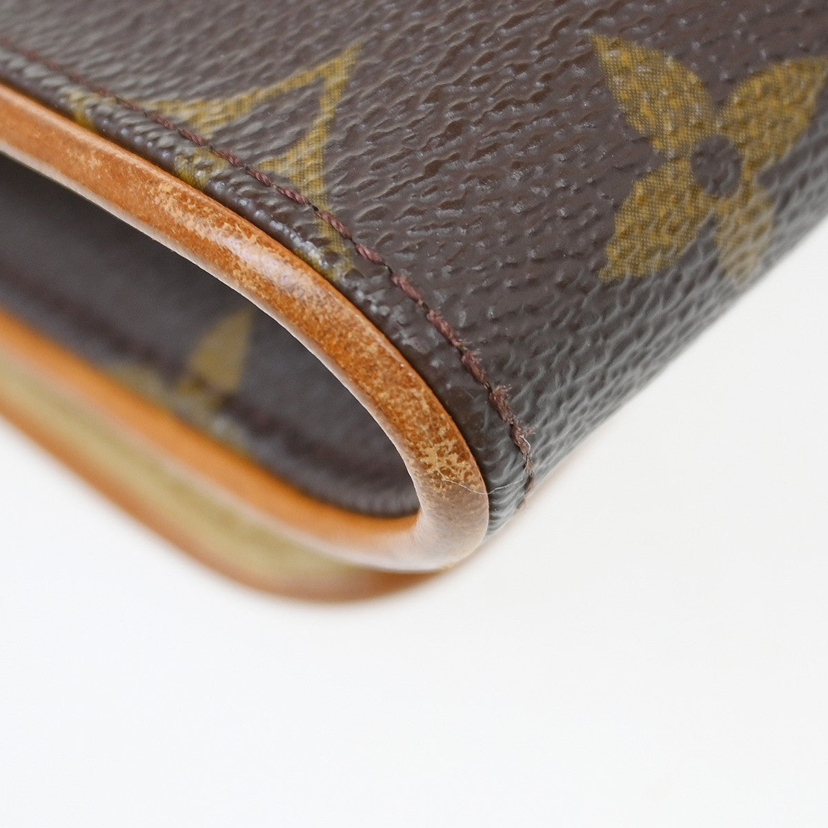 Louis Vuitton Twin Monogram Canvas, Brown, Canvas, Clutch