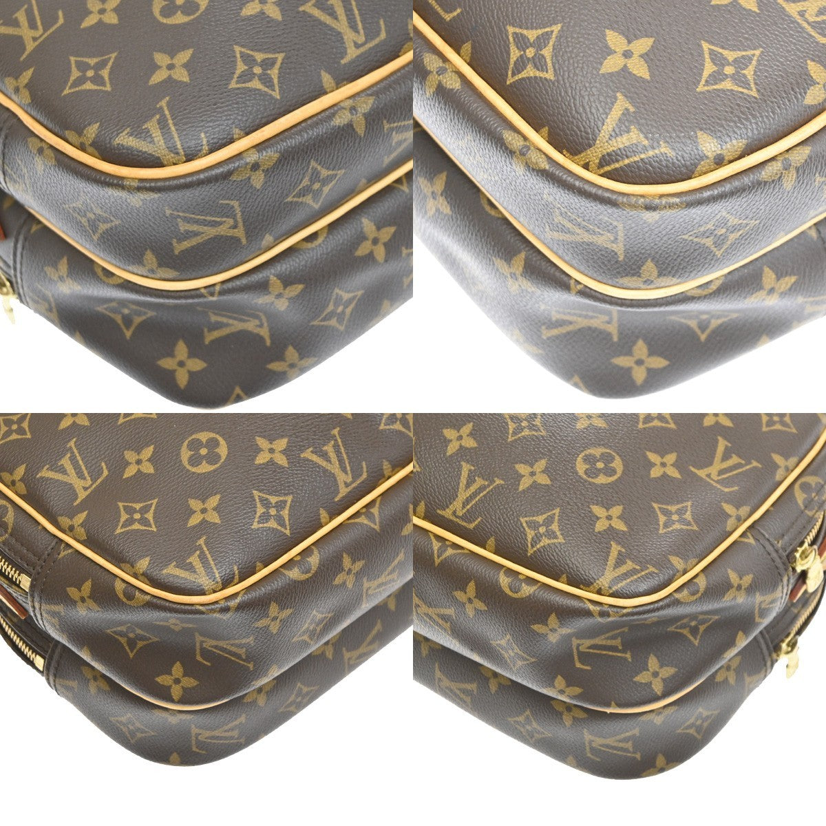 Louis Vuitton Reporter Monogram Canvas, Brown, Canvas, Shoulder Bag