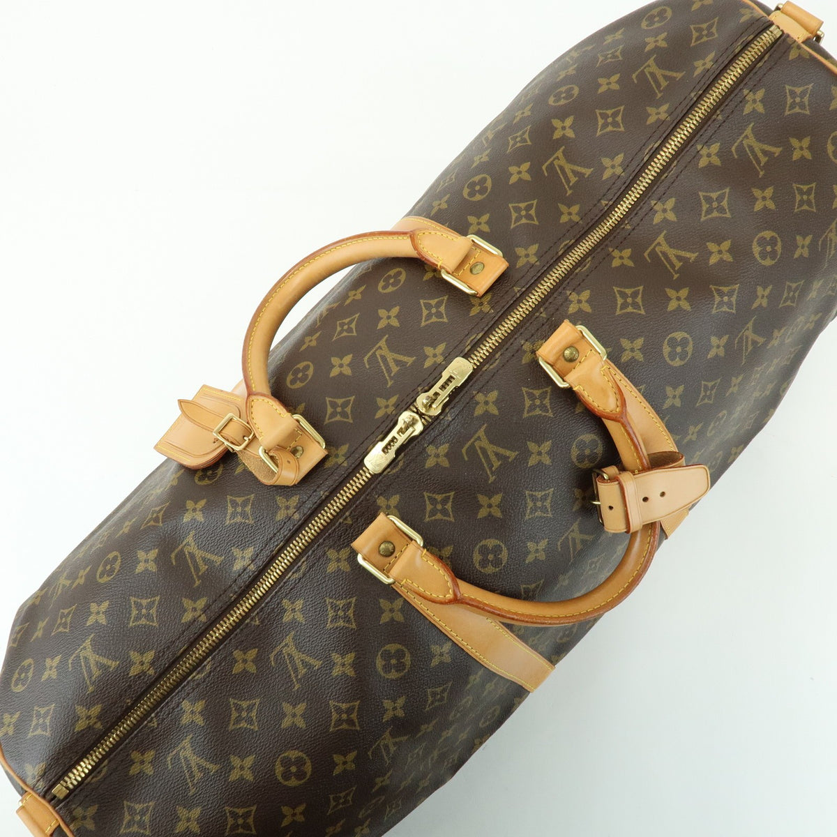 Louis Vuitton Keepall Bandouliere Monogram Canvas, Brown, Canvas, Travel Bag