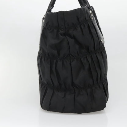 Prada Gaufre Tote Tessuto, Black, Nylon, Tote bag