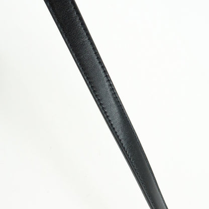 Saint Laurent Paris Chain Leather, Black, Leather, Crossbody Bag