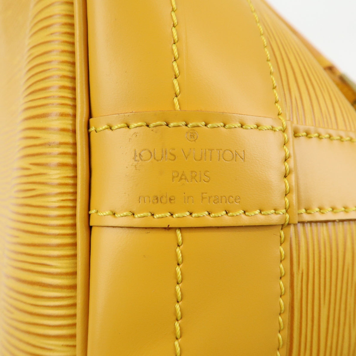 Louis Vuitton Noe Epi Leather, Yellow, Leather, Shoulder Bag