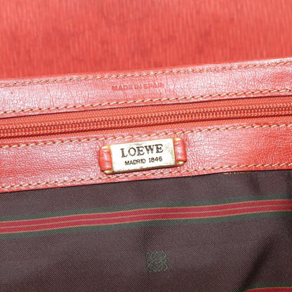 Loewe Vintage Velazquez Top Handle Leather, Orange, Leather, Handbag