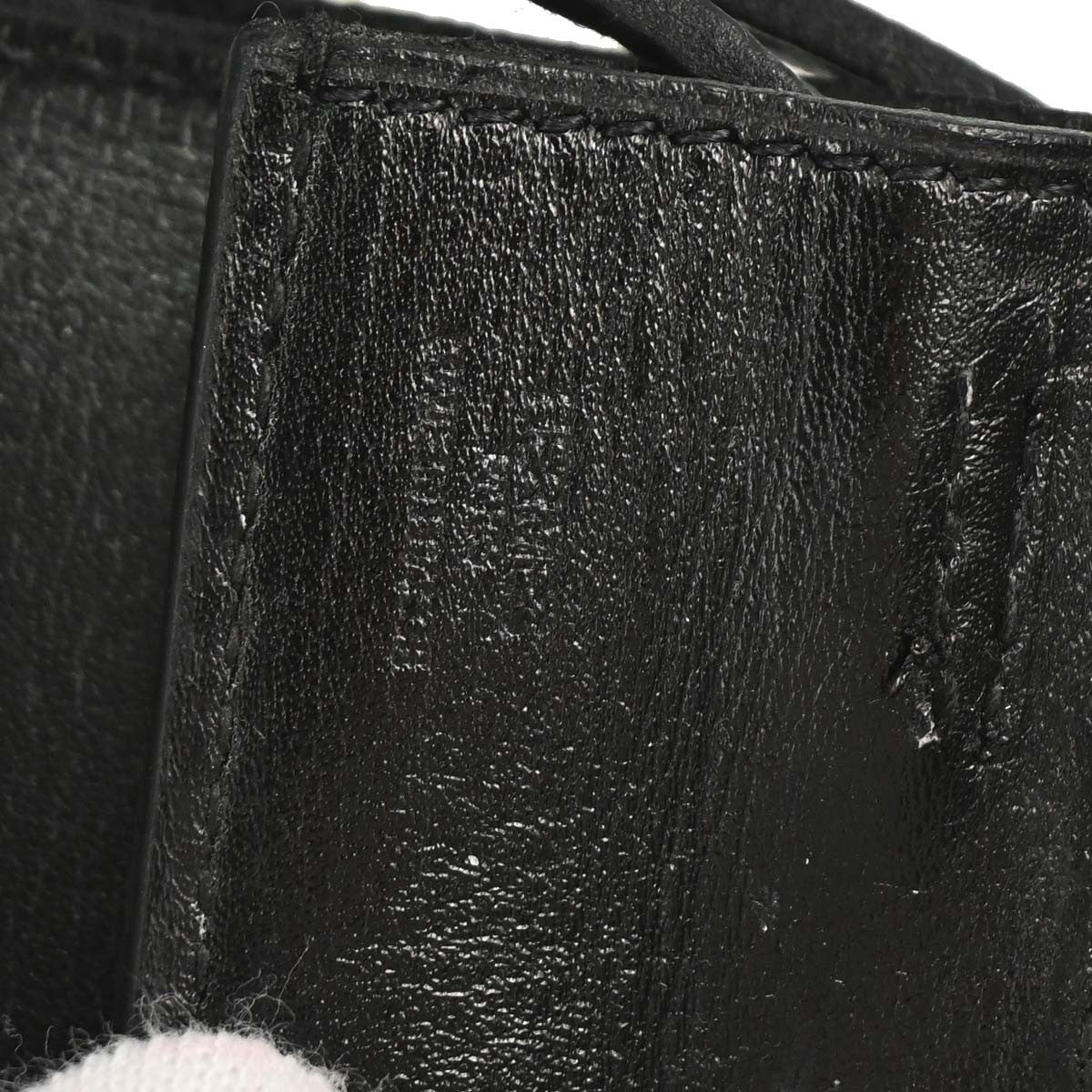 Hermes Onimaitou Pochette Box Calf, Black, Leather, Clutch