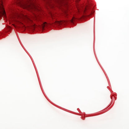 Bottega Veneta The Fringe Leather, Red, Textile, Clutch