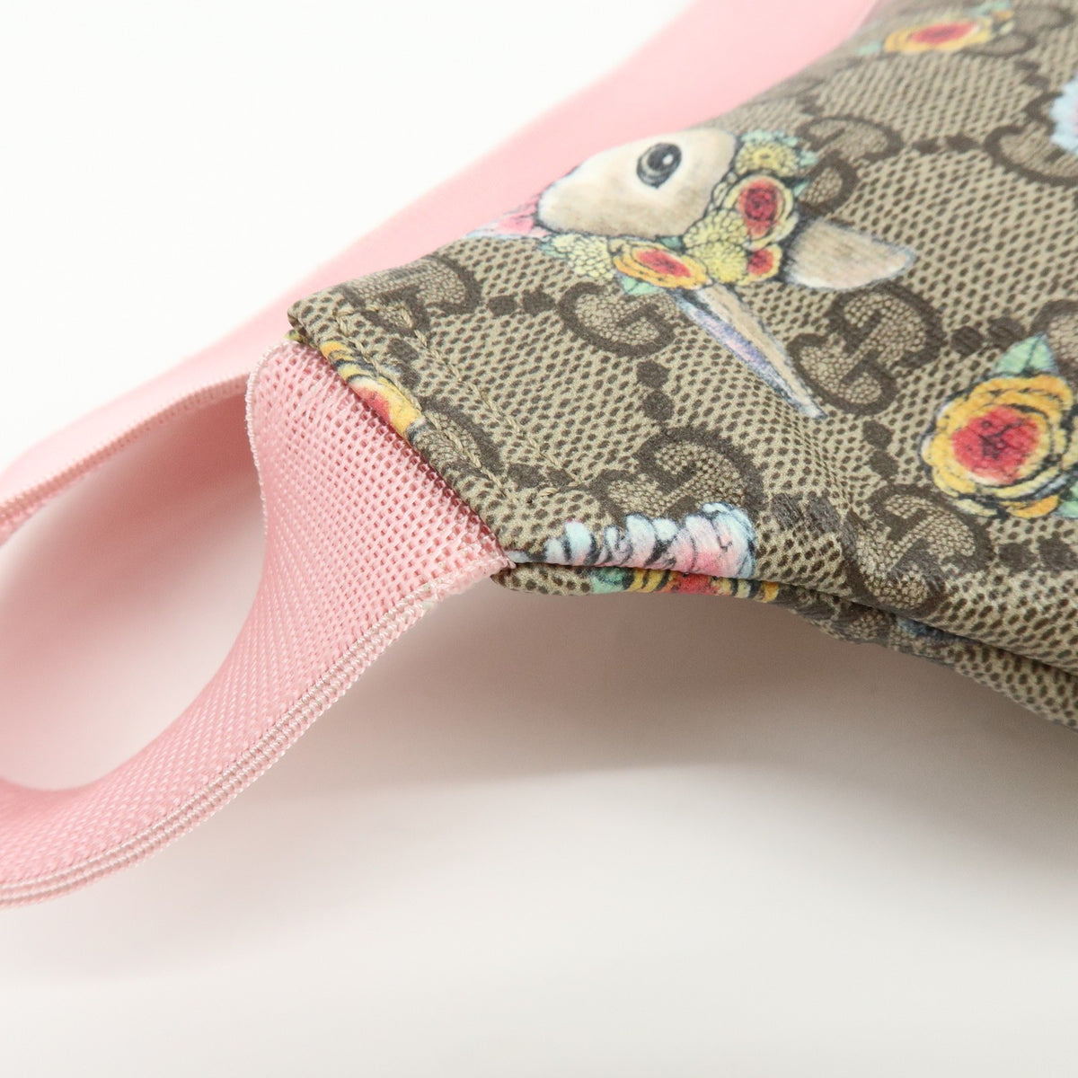 Gucci Children's Belt Printed GG Coated Canvas, Beige, Canvas, Handbag