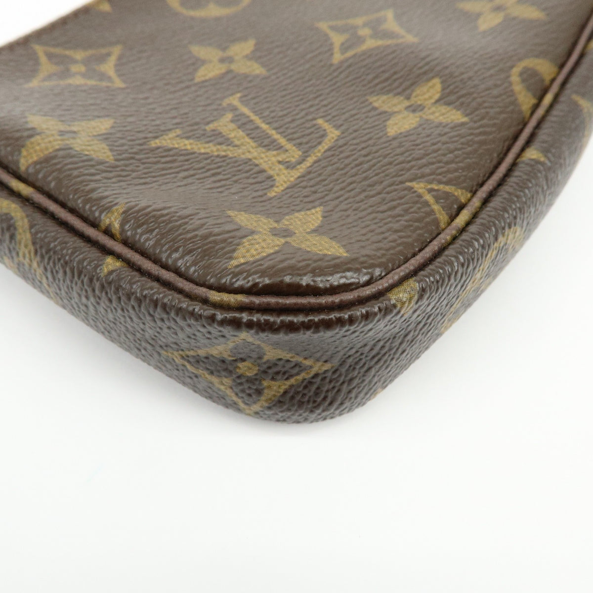 Louis Vuitton Pochette Accessoires Limited Edition Monogram Canvas, Brown, Canvas, Clutch