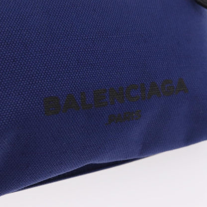 Balenciaga Navy Neo Lift Waist Canvas and Leather, Blue, Canvas, Handbag