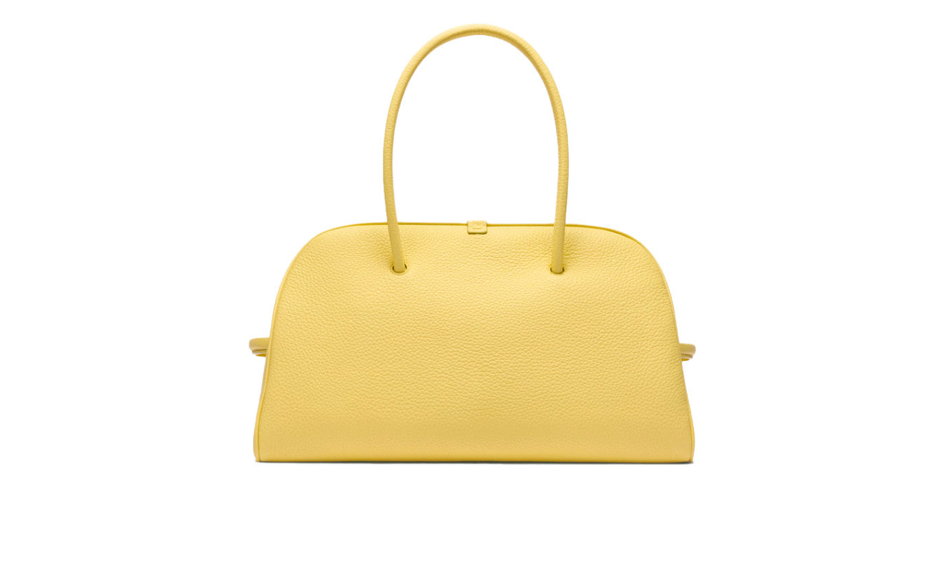 Jacquemus TURISMO Canvas, YELLOW, LEATHER, Handbag