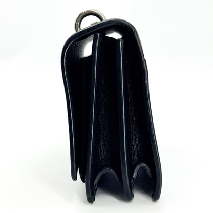 Saint Laurent Sunset Leather, Black, Leather, Crossbody Bag