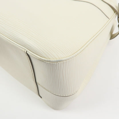 Louis Vuitton Passy Epi Leather, White, Leather, Tote Bag