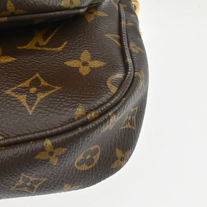 Louis Vuitton Multi-Pochette Monogram, Brown, Canvas, Clutch