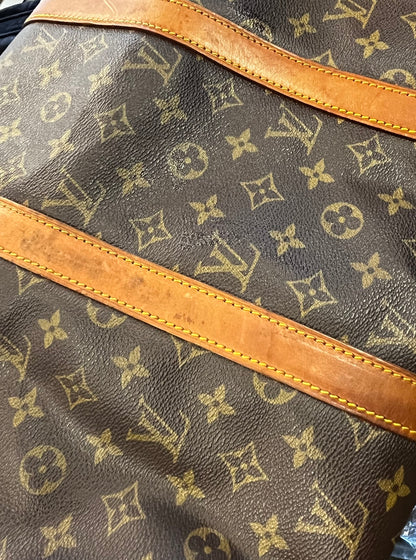 Louis Vuitton Keepall Monogram Canvas, Brown, Canvas, Travel Bag