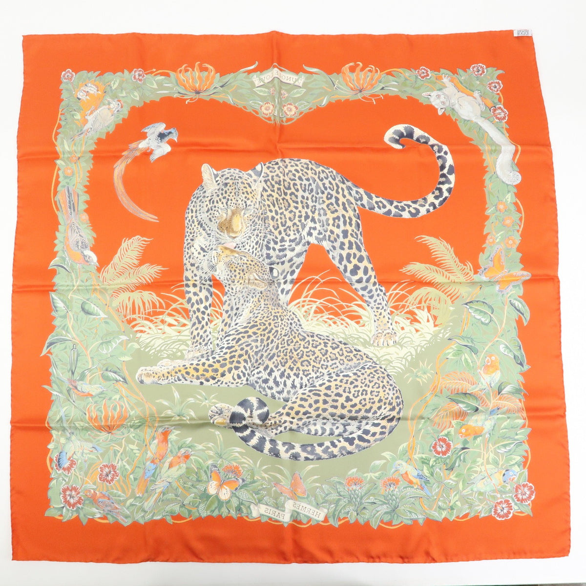 Hermes Carré 90 Silk multicolor, Multicolour, Silk, Scarf