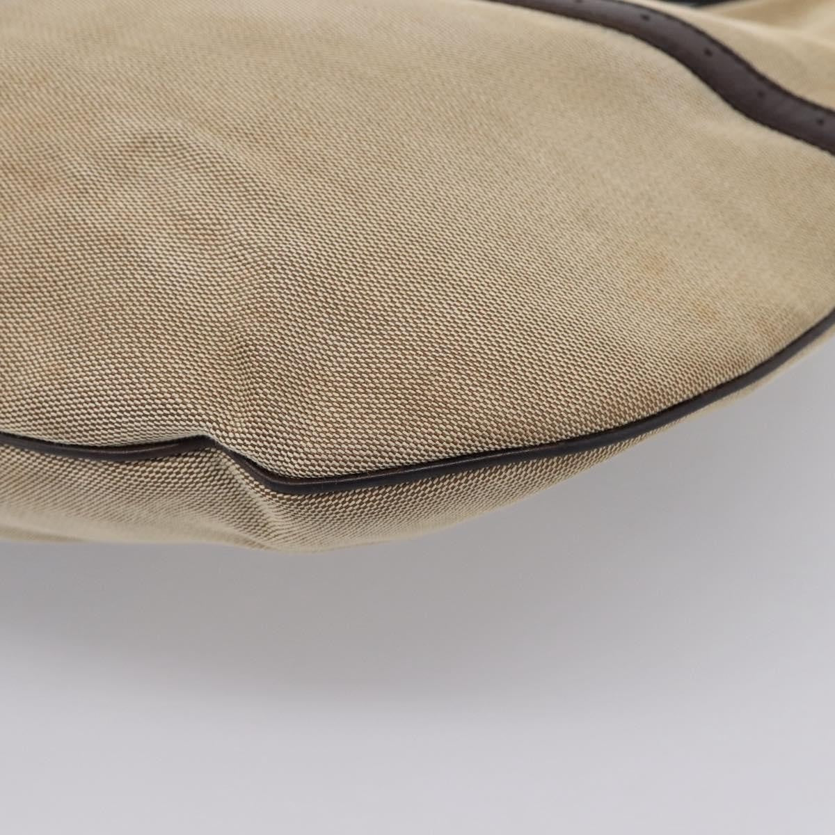 Gucci Reins Web Hobo Canvas, Beige, Canvas, Shoulder Bag