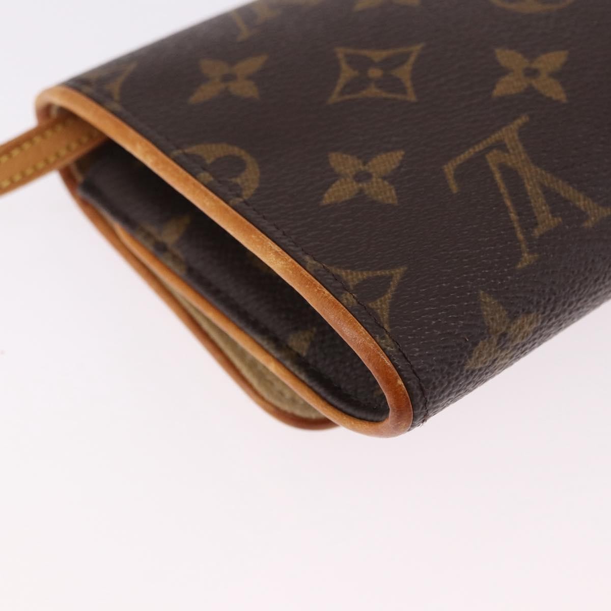 Louis Vuitton Twin Monogram Canvas, Brown, Canvas, Clutch
