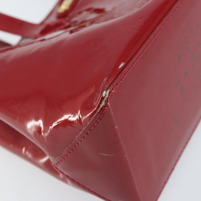 Louis Vuitton Wilshire Monogram Vernis, Red, Patent Leather, Handbag
