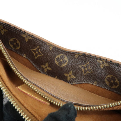 Louis Vuitton Pallas Monogram Canvas with Leather, Brown, Canvas, Tote Bag