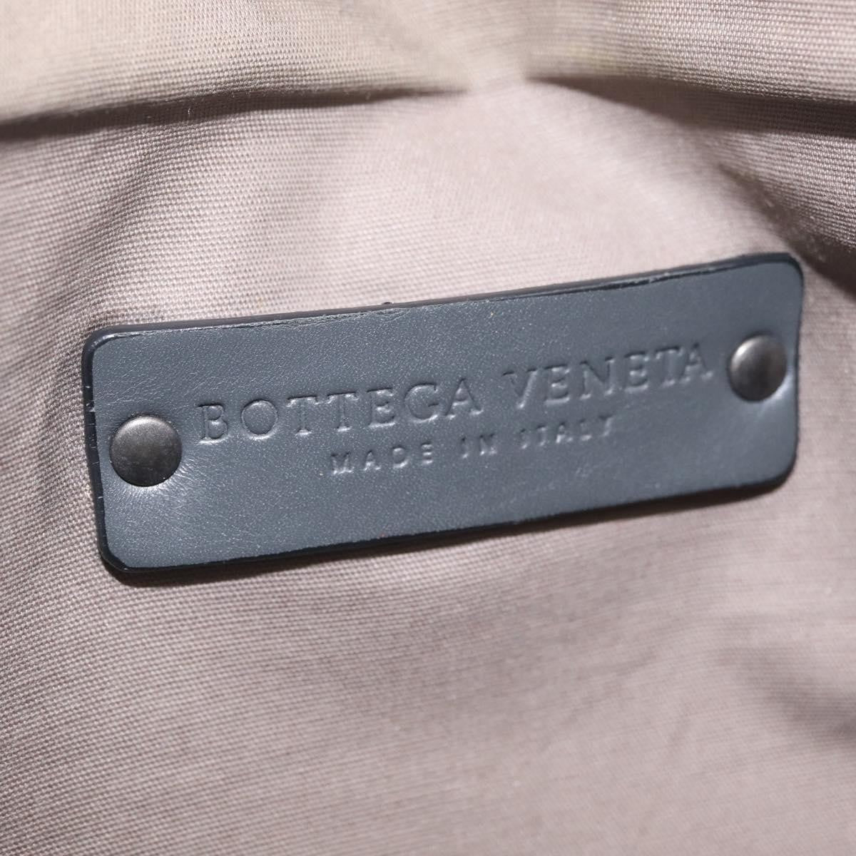 Bottega Veneta Light Waist Intrecciato Leather, Gray, Leather, Handbag
