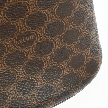 Celine Macadam Leather, Brown, Canvas, Tote Bag