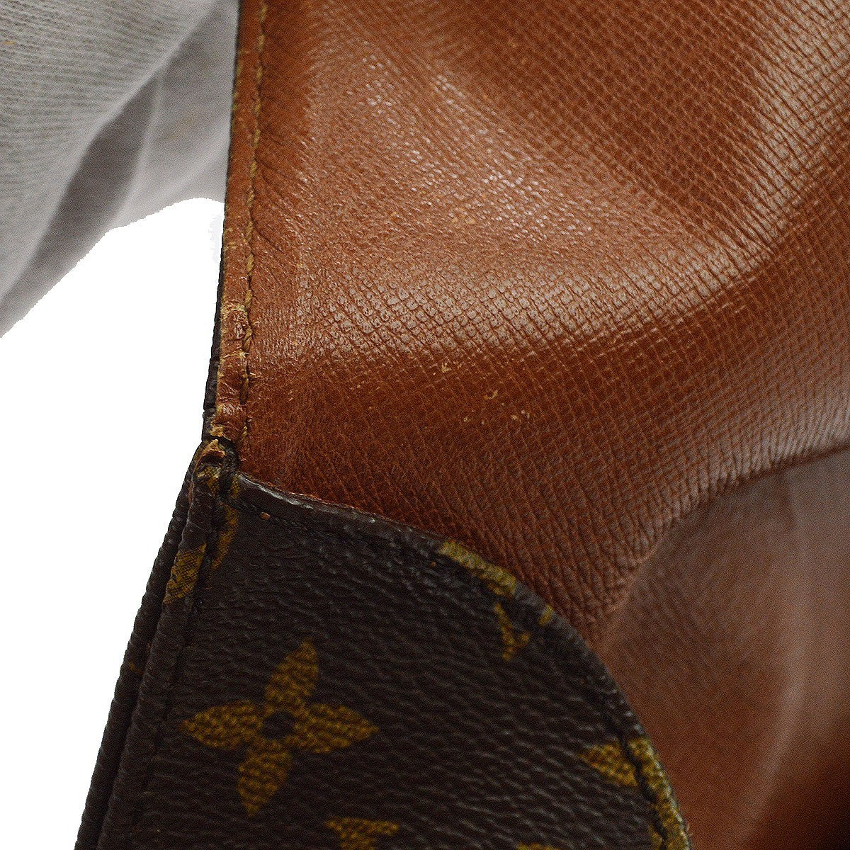 Louis Vuitton Cartouchiere Monogram Canvas, Brown, Canvas, Handbag