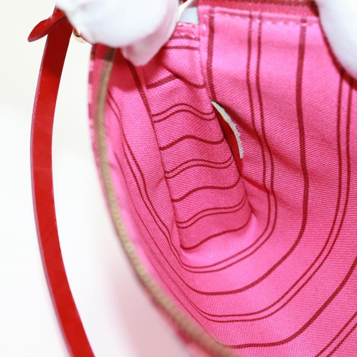 Louis Vuitton Pochette Accessoires Cosmic Blossom, Pink, PVC, Clutch