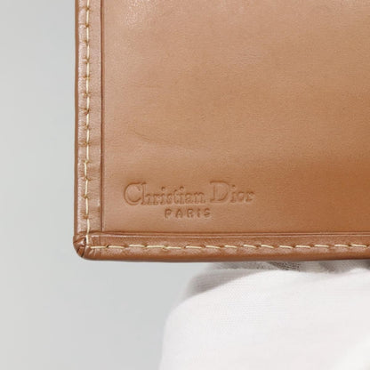 Christian Dior Zipped French Printed Leather, Green, Canvas, Wallet