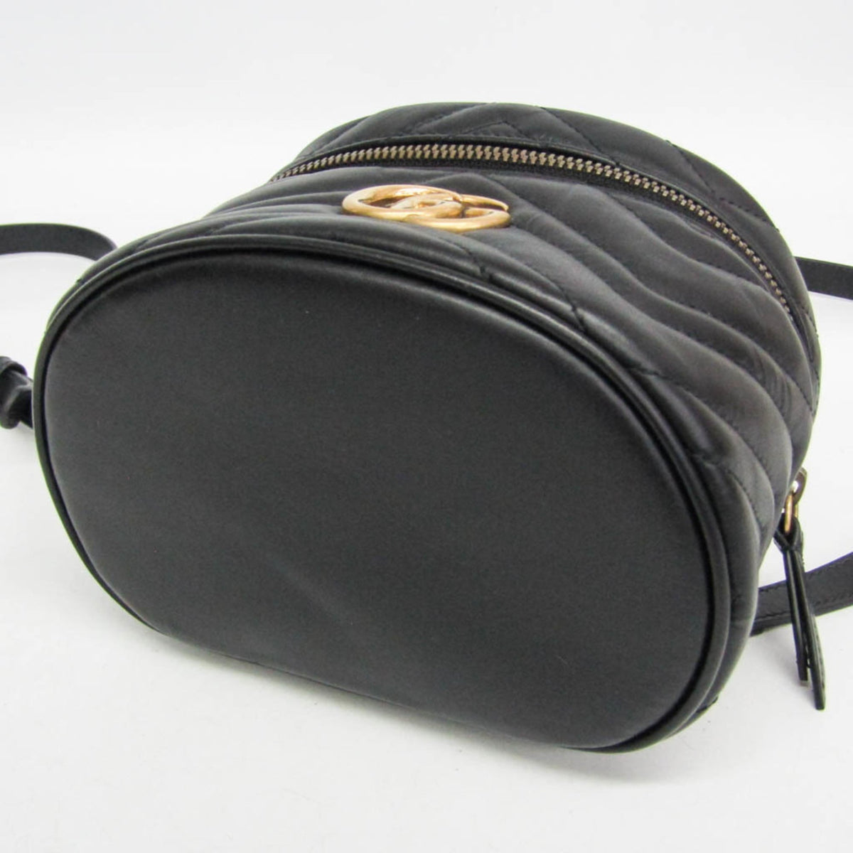 Gucci GG Marmont Vanity Matelasse Leather, Black, Leather, Backpack